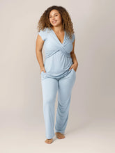 Kindred Bravely Davy Maternity & Nursing Pajama Set | Mist